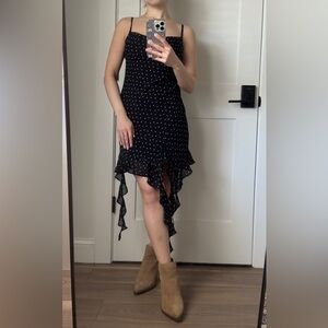 Black Polka Dot Dress Jessica Simpson